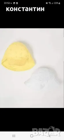 летни детски шапки, снимка 3 - Бебешки шапки - 49716878