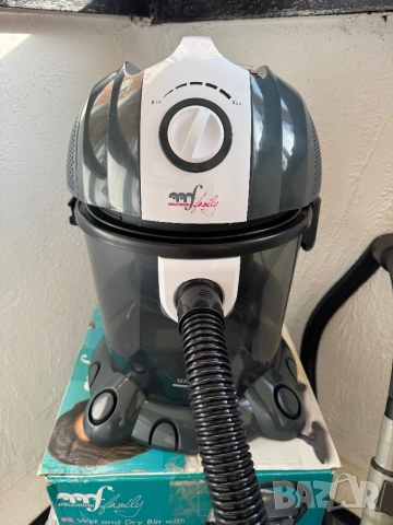 Мощна Прахосмукачка за Сухо и Мокро Почистване Melchioni Family Mr Bin G 1400W 15L!, снимка 2 - Прахосмукачки - 52858283