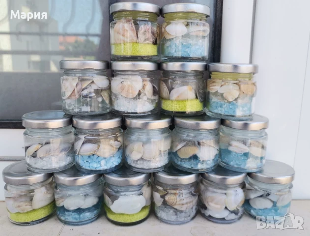 Бурканчета с гел восък , снимка 9 - Декорация за дома - 50667316