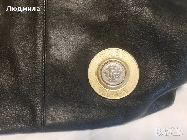 Чанта,фирма,"VERSACE",естествена кожа,оригинал.ДНЕС 1200лв, снимка 15 - Чанти - 50971718