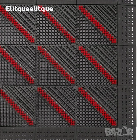 Нехлъзгаща се подложка за врата с модерен дизайн и червен акцент, снимка 4 - Други стоки за дома - 52188615