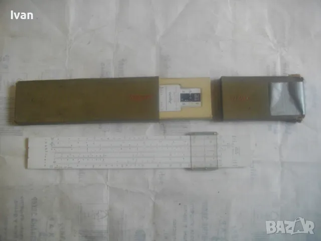 ВИНТИДЖ НЕМСКА ОРИГИНАЛНА ТЕХНИЧЕСКА МАТЕМАТИЧЕСКА МЕРИТЕЛНА ЛИНИЯ ПЪЛЕН КОМПЛЕКТ ОТ 1958г. ARISTO , снимка 5 - Други инструменти - 50174209