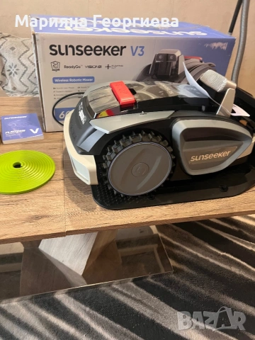 АКУМУЛАТОРНА КОСАЧКА РОБОТ SUNSEEKER V3 20 V, 2.50 Ah, ШИРИНА НА КОСЕНЕ 18.00 см, 600 m², снимка 3 - Селскостопанска техника - 53275434