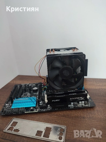 Комплект дънна платка Z97, i5 4690k, 16gb RAM и охлаждане coolermaster