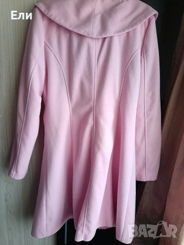 Розово дамско палто , снимка 4 - Палта, манта - 53229405