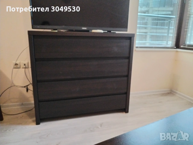 Скрин/Комод цвят венге 