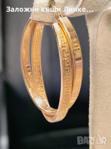 Златни Обеци 4.16гр / 14К, снимка 2 - Обеци - 52749544