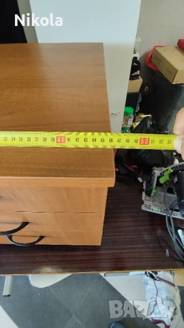 Шкафче на колела за бюро - контейнер с три чекмеджета 46,5/51,5/55, снимка 3 - Шкафове - 51099144