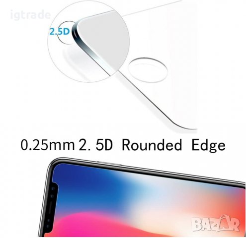 iPhone X / iPhone 10 - стъклен протектор, снимка 5 - Фолия, протектори - 39410279