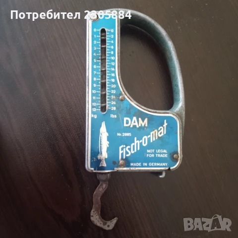 Старо риболовно кантарче на DAM , снимка 3 - Други ценни предмети - 50964660