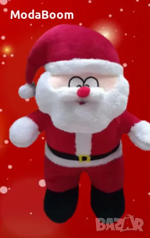 Плюшена играчка Дядо Коледа – 35 см, снимка 3 - Плюшени играчки - 48426021