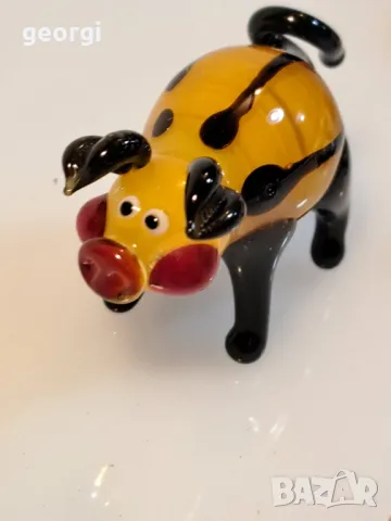 колекция стъклени мини фигурки на прасенца Murano , снимка 6 - Колекции - 48762547