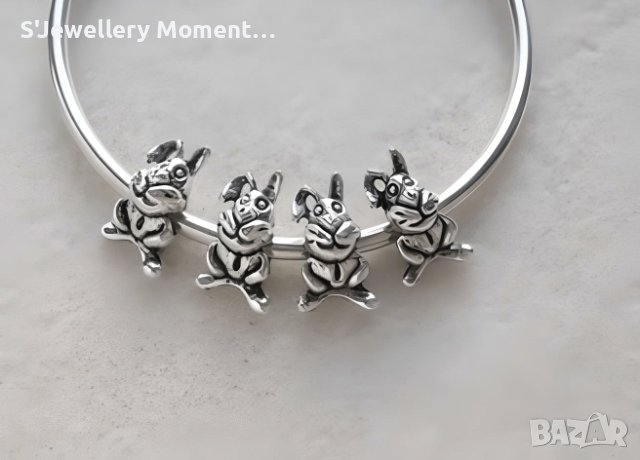 Талисман за гривни Пандора зайче, снимка 2 - Гривни - 28762197