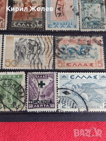Лот пощенски марки уникати Гърция стари редки Кралски за колекция 22041, снимка 5 - Филателия - 36689739