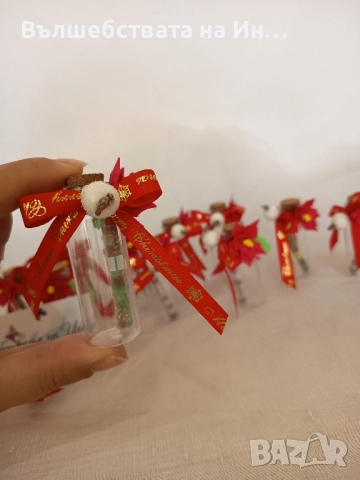 коледни късмети в стъкленица , снимка 3 - Декорация за дома - 52393946