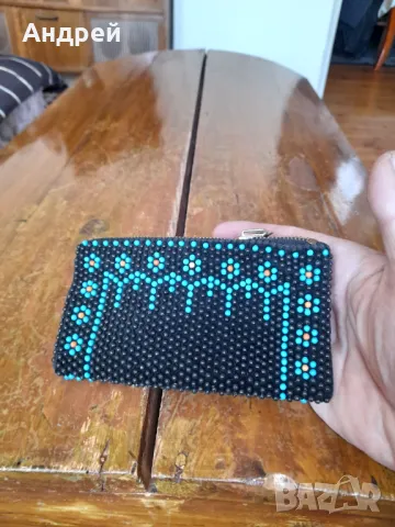 Старо мънистено портмоне #13, снимка 3 - Други ценни предмети - 49546166