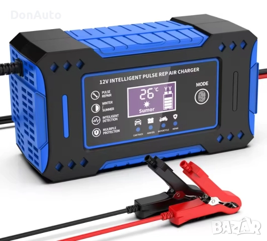 Интелигентно зарядно за акумулатори 12V