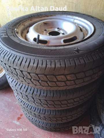 R13 gumi za karavani remarke platforma 155 R13C, снимка 2 - Гуми и джанти - 50626405