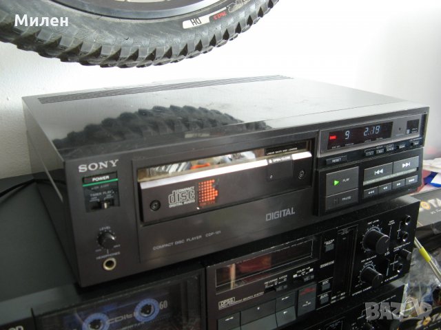 Sony CDP-101 - първият домашен CD плейър