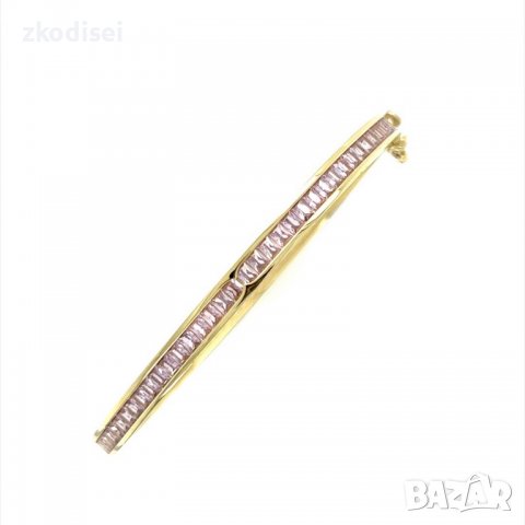 Златна дамска гривна BULGARI 15,07гр. 14кр. проба:585 модел:14144-3, снимка 4 - Гривни - 39591101