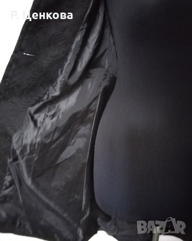 Дамско черно манто на H&R стил готик или стиймпънк, елегантно, официално , снимка 6 - Палта, манта - 42947651