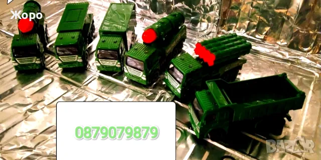 ДЕТСКИ КОМПЛЕКТ 6- ВОЕННИ КОЛИЧКИ 104-Е, снимка 5 - Коли, камиони, мотори, писти - 47420881