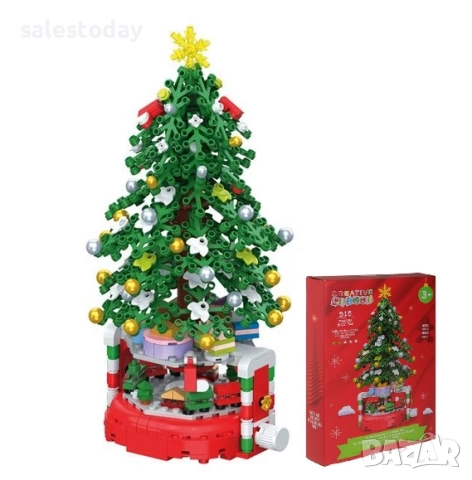 Конструктор Коледна Елха, 515бр.