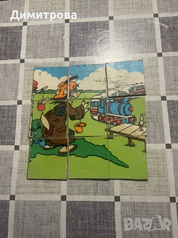 Магнитен пъзел с картинки от “Ну погоди”, картинен пъзел /пъзели- 2 бр./, снимка 3 - Игри и пъзели - 49491694