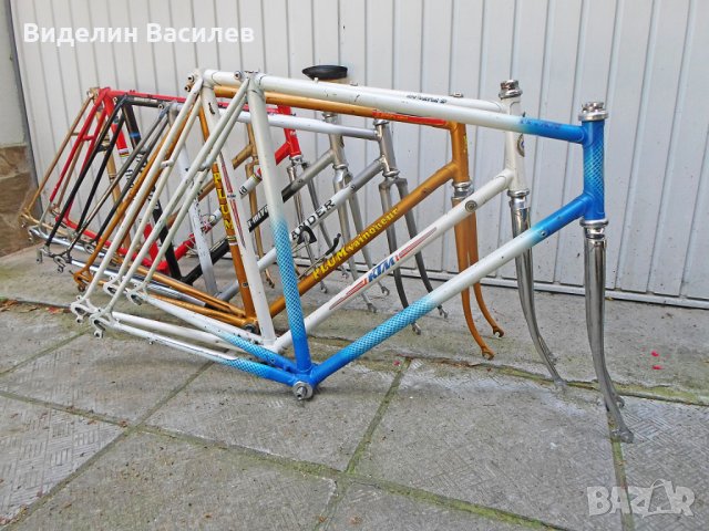 Ретро шосейни рамки, снимка 2 - Части за велосипеди - 33528137