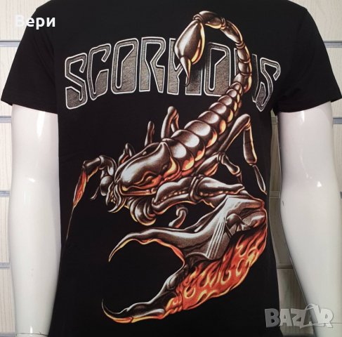 Нова детска тениска на музикалната група SCORPIONS с ГРЪБ, снимка 2 - Детски тениски и потници - 28234695