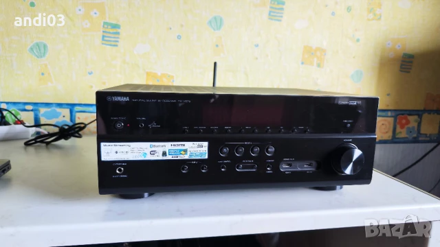 Ресийвър Yamaha RX-V679 WI-FI Bluetooth 7.2 4К  			