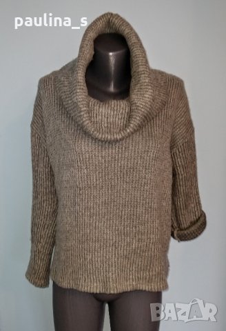 Два различни броя / Сив пуловер тип туника "Only" и "Pieces" , снимка 3 - Блузи с дълъг ръкав и пуловери - 28357791