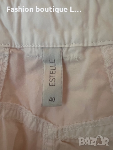 Бяла пола с джобове 40 размер 100% памук 🤍, снимка 7 - Поли - 51846084