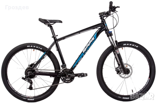 Ram mentor 27.5 цола рамка л черен като нов дискови спирачки 