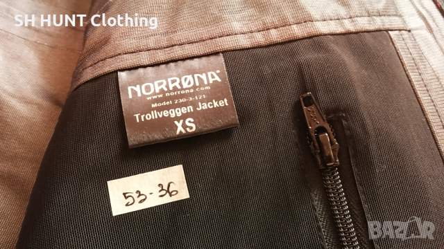 NORRONA GORE-TEX Trollveggen Jacket размер XS яке водонепромокаемо 53-36, снимка 16 - Якета - 52727526