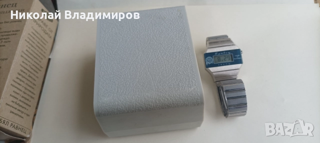  Правец български рядък мъжки ръчен часовник Булетроник Buletronic, снимка 3 - Мъжки - 52890435