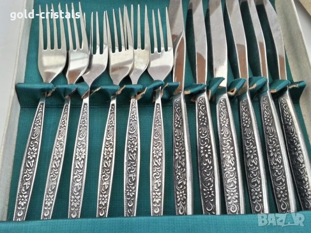сервиз руски прибори ножове и вилици , снимка 1 - Антикварни и старинни предмети - 27014300