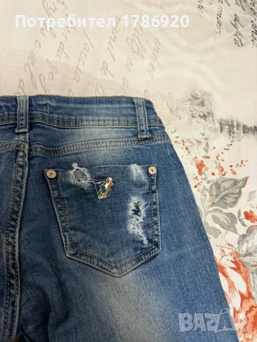 Стилни дънки в стил DSQUARED с модерен distressed дизайн., снимка 6 - Дънки - 24676218