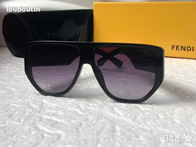 Fendi 2022 дамски слънчеви очила маска с лого, снимка 4 - Слънчеви и диоптрични очила - 38151847