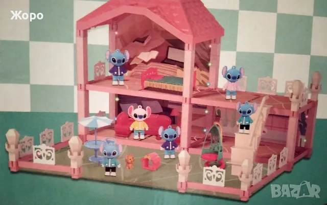 Къщата на Лило и Стич с фигури на Лило и Стич 181120, снимка 4 - Конструктори - 48043923