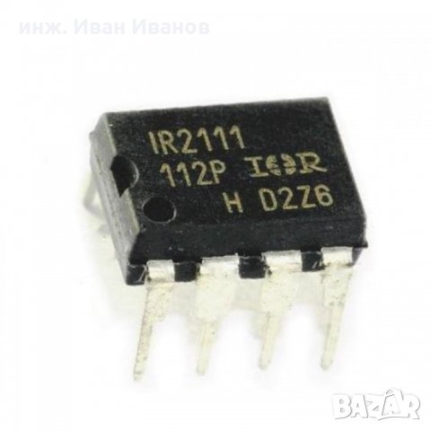 IR2111 драйверен чип за управление на MOSFET транзистори, снимка 1 - Друга електроника - 35302877