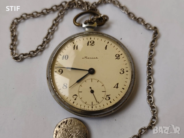 Стар Джобен часовник Молния-работи с кюстек, снимка 2 - Антикварни и старинни предмети - 53045672