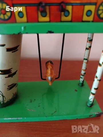 Рядка детска навиваща се играчка с птица и катерица, снимка 8 - Други ценни предмети - 50090506