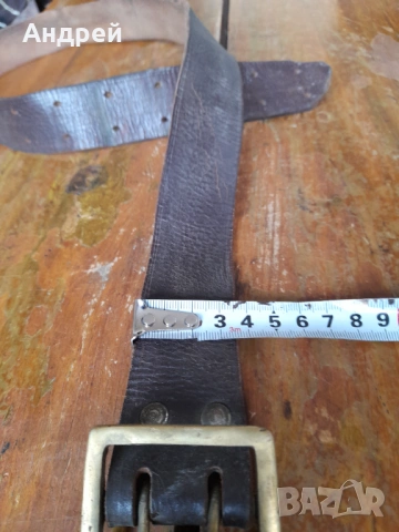 Стар Военен колан #10, снимка 3 - Антикварни и старинни предмети - 53470413