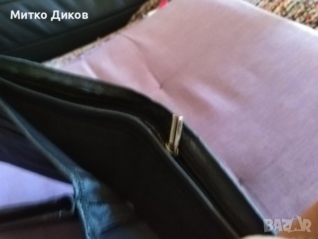 Портфейл естествена кожа Италиан Лийда №3 110х92мм, снимка 7 - Портфейли, портмонета - 43560633