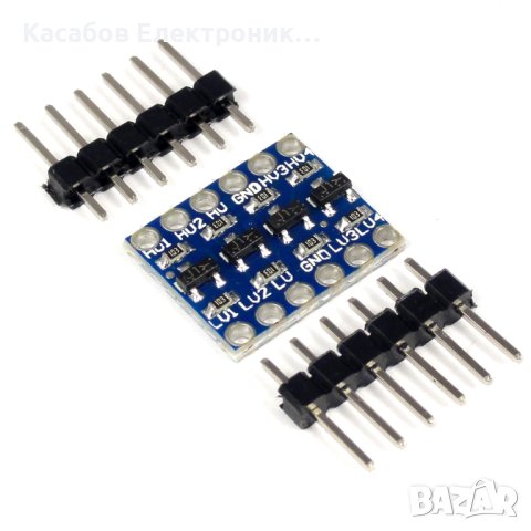 Конвертор на логически нива 3.3V 5V 4CH, снимка 2 - Друга електроника - 43506804