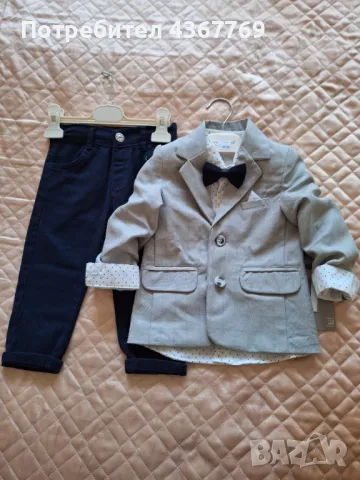 Официален бебешки костюм, снимка 4 - Комплекти за бебе - 48948014