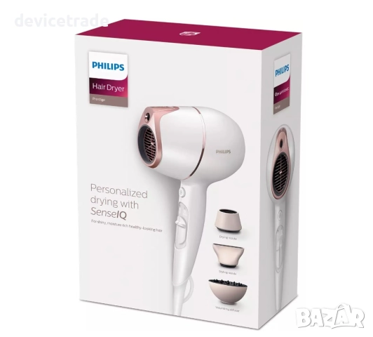 Сешоар Philips Prestige BHD628/00, SenseIQ сензор, снимка 7 - Сешоари - 51910732