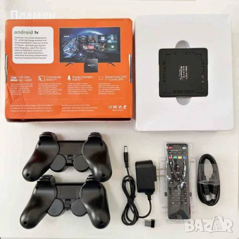 Игра конзола с джойстици Game Box M8 PRO mini 10K 8+128G Android TV 12.1 10000 Games Video Game, снимка 3 - Други игри и конзоли - 48286694