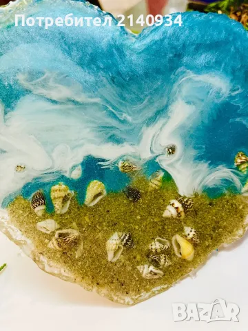 Ръчно изработени подложки от епоксидна смола, снимка 7 - Други стоки за дома - 47513137